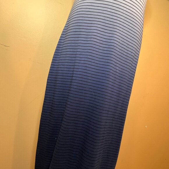 Athleta Sunkissed Midi Dress Blue White Ombre Size S Stretchy Tank Dress Casual - Picture 4 of 13